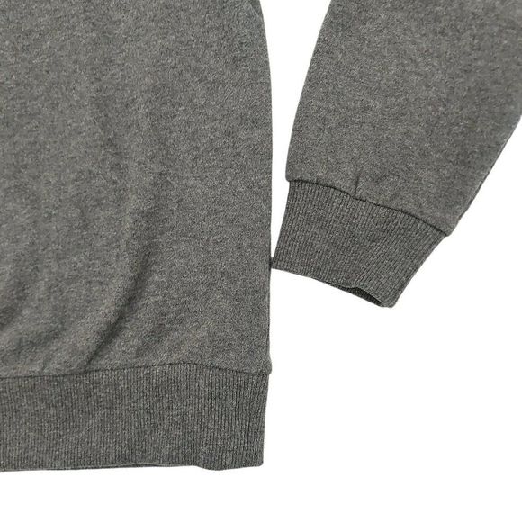 Pinque Sweater Womens Small Gray Pullover Knit Cold Shoulder Crew Neck - Picture 5 of 7